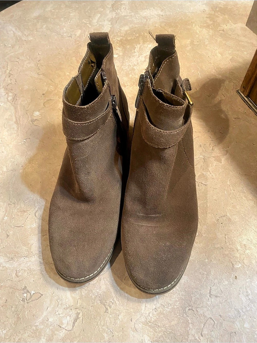 Blondo Waterproof Brown Ankle Boots